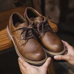 ForgeTrail™ Low-Top Crazy Horse Leather Boots - Top 10 Casual Men’s Leather Work Boots 1