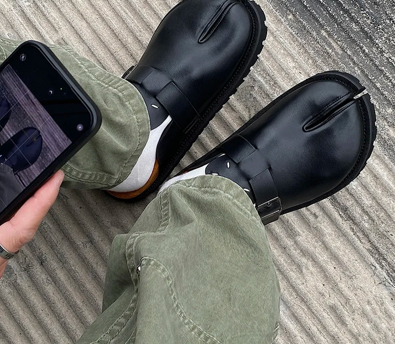 Summer Tabi Cork-Leather Slippers™ 5
