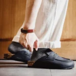 5-Star Ultimate Classic Penny Loafer Mules for Men – Soft Slip-On Vintage Casual Shoes (Black) 4