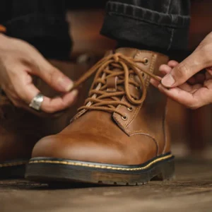 Top 7 Comfortable Winter Leather Boots for Men – ForgeWear™ Warm Ankle Work Boots 1