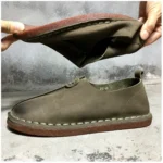 NATURALSTEP™ Men’s Handmade Cowhide Waterproof Barefoot Loafers – Retro Oxford Style 1
