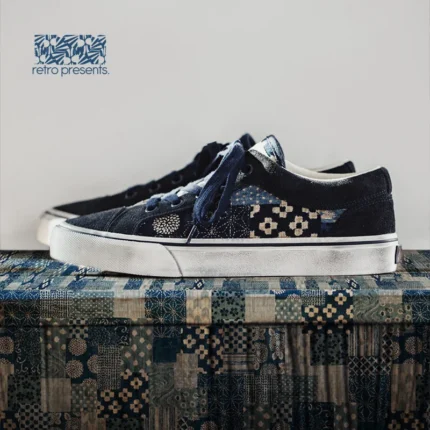 YUKONARI™ Japanese Retro Canvas Shoes | Hand-Painted Totem Sneakers for Men & Women 1
