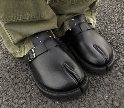 Summer Tabi Cork-Leather Slippers™ 2