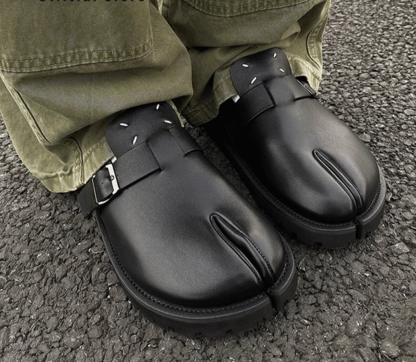 Summer Tabi Cork-Leather Slippers™ 2