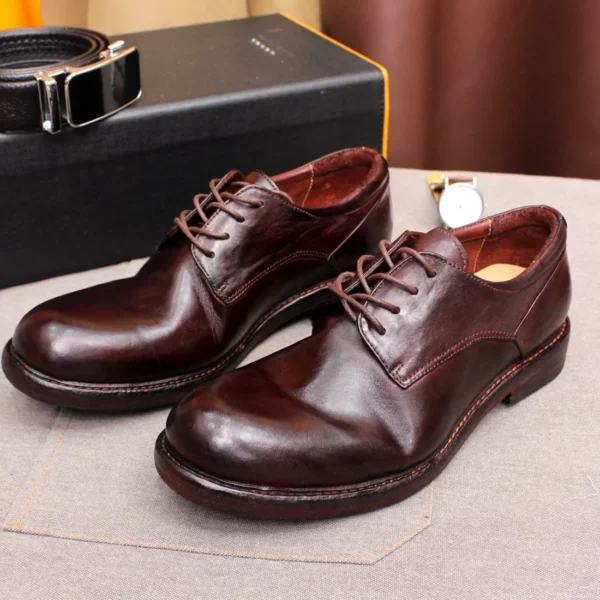 Top 5 Handmade Goodyear Derby Shoes for Men – RegalStitch™ Soft Calf Leather Formal & Casual 2