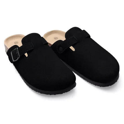 5-Star ClassicLux™ Unisex Cork Suede Clog Mules – Ultra-Cozy Mules 2