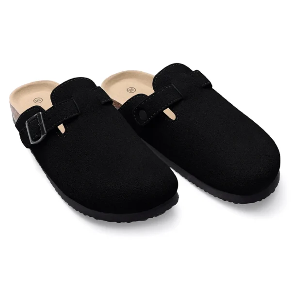 5-Star ClassicLux™ Unisex Cork Suede Clog Mules – Ultra-Cozy Mules 2