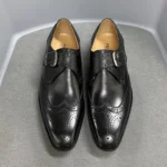 Luxury Wingtip monk strap brogue oxfords | ImperialCraft™ 100% Hand-polished genuine cow leather Shoes 6