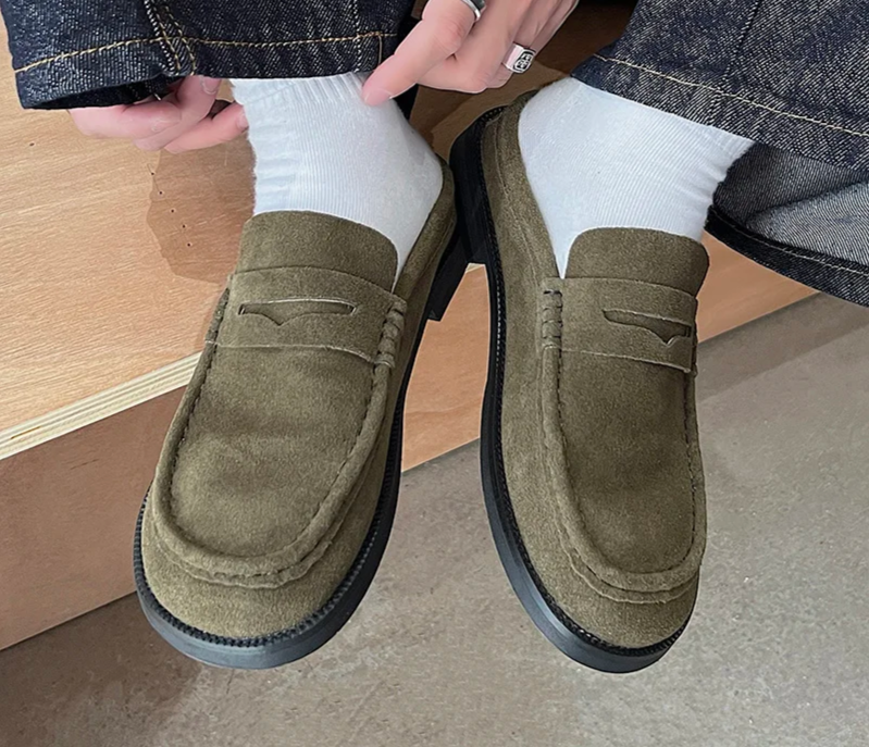 Summer Revival College Loafers™ – Men’s Cow Suede Slip-On Casual Shoes 3