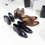 2.8 cm Stylish Waterproof Calf Leather Ankle Boots for Men – RegaliaElite™ High-Top Dress Shoes 3