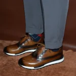 UrbanStride™ Classic Leather Sneakers – Men's Designer Business Casual Shoes 5