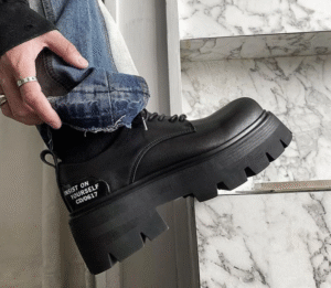 Matsuke Elevate™ 7CM Black Unisex Derby Shoes 5