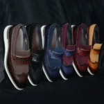 RegalWave™ Luxury Wingtip Tassel Loafers – Men’s Slip-On Cowhide & Suede Shoes 3