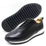 Luxury Men's Genuine Leather Lace-Up Oxfords | Comfortable Casual Sneakers for Spring & Autumn 6