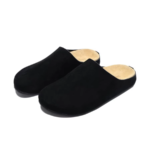Unisex Summer Cow Suede Birken Slippers – Outdoor Slip-On Sandals with Full Grain Leather Insole 4