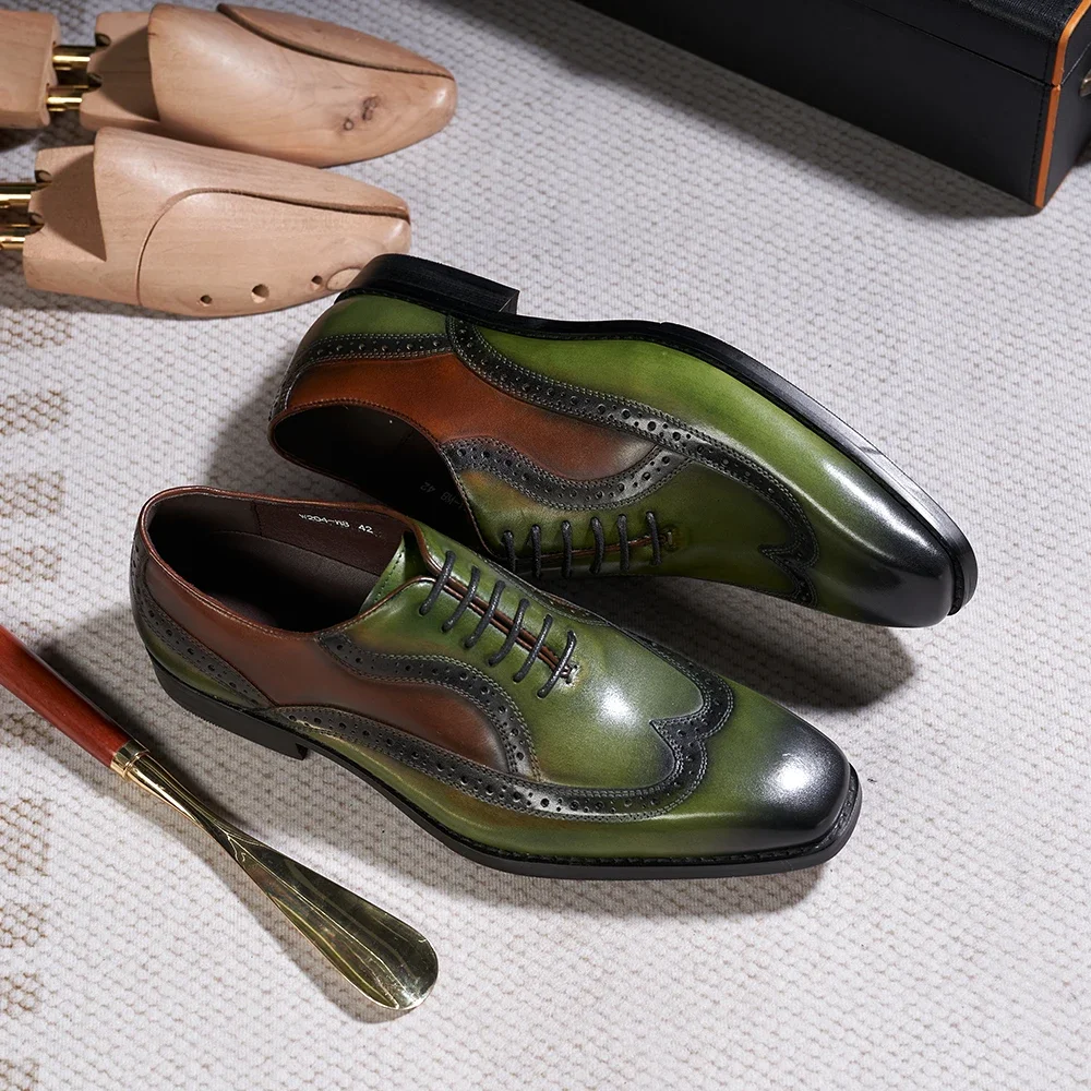 VenetianElite™ Unrivaled Italian Brogue Oxfords – Waterproof Luxury Shoes 2