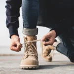 2025 Yellow Suede Men Hunter Boots | Breathable Winter Desert Boots with Platform Sole 3