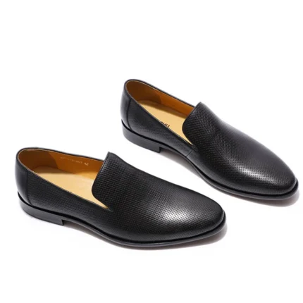 EmeraldVue™ Bold Green Genuine Leather Slip‑On Loafers – Waterproof Men’s Slip‑On Dress Shoes 3