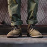 EscapeForge™ Men’s Vintage Yellow Desert Combat Boots – Retro Ankle Outdoor Footwear 2