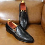 Men’s Genuine Leather Penny Loafers | NobleStride™ Casual Dress Shoes Black Shoes for Men 2