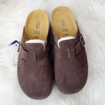 SOLECRAFT™ Soft-Footbed Modern Cork Slippers – Unisex Flat Leather Sandals for Everyday Comfort 2