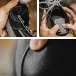 StrasseForm™ Vintage Black Trainer Sneakers – Men’s Low-Top Color-Block Lace-Up Sport Casual Shoes for Spring & Autumn 4