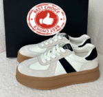 4.2cm Handcrafted Pigskin Mixed-Color Sneakers for Women – BloomWeave™ Breathable Fashion Pigskin Sneakers 2