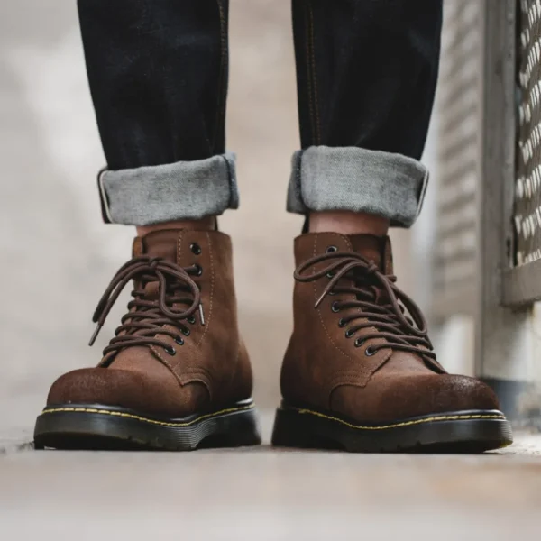 2025 Men’s Suede Winter Desert Boots | Comforta™ Lace-Up Suede Boots for Autumn 1