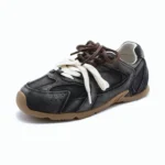 Top 7 Genuine Leather Women Gump Sneakers – AuriaRetro™ Non-Slip Flats Lace-Up Gump Shoes 3