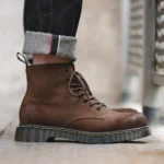 2025 Men’s Suede Winter Desert Boots | Comforta™ Lace-Up Suede Boots for Autumn 2