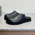 Genuine Leather Lazy Mules™ – Unisex Sheepskin-Lined Platform Slippers 1