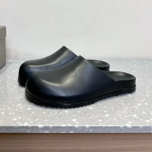 Genuine Leather Lazy Mules™ – Unisex Sheepskin-Lined Platform Slippers 1