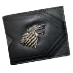 WolfEdge™ Metal Wolf Wallet for Men – PU Leather Short Purse with Coin Pocket & Card Slots 1