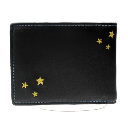 VaultaCraft™ Vintage Geometric Wallet – Unisex Cartoon Applique Short Purse for Cards & Cash 2