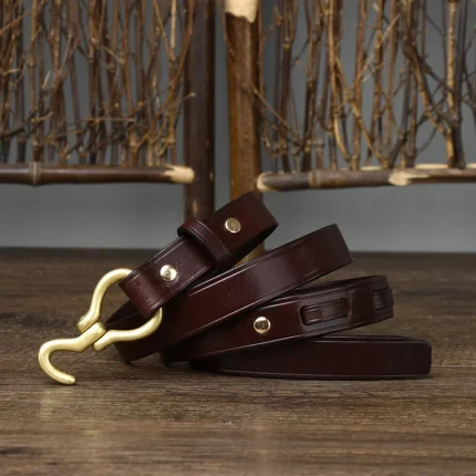 CLASSIKNOT™ 2CM Genuine Women’s Slim Waist Belt for Jeans & Dresses 2