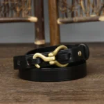 CLASSIKNOT™ 2CM Genuine Women’s Slim Waist Belt for Jeans & Dresses 3
