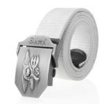 NAVYFORCE™ Tactical Canvas Belt for Men – NAVY SEAL Buckle Military Army Waist Strap