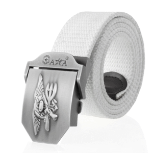 NAVYFORCE™ Tactical Canvas Belt for Men – NAVY SEAL Buckle Military Army Waist Strap