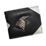 WolfEdge™ Metal Wolf Wallet for Men – PU Leather Short Purse with Coin Pocket & Card Slots 3