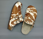 HoofPrint™ Women’s Horsehair Cork Clog Sandals with Arch Support Classic Genuine Leather Slip on Outdoor Slippers 5