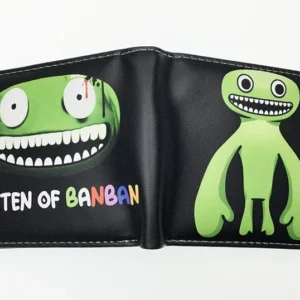 Banban Garden™ Anime PU Snap Wallet – Cartoon Foldable Coin Purse & Card Holder 1