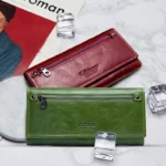 Eloria™ Genuine Leather Long Clutch Wallet – Women's Large Capacity Clutch Purse with Phone & Card Holder 6