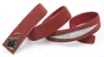 RAREBLAZE™ Red Stingray Leather Men’s Belt – Authentic Thailand Skate Skin Luxury Belt 4