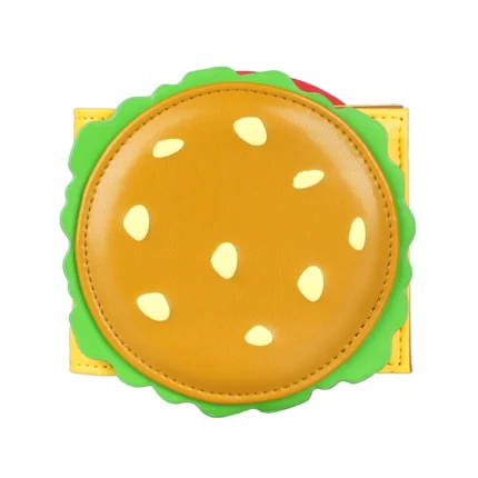 SnackStack™ Burger Wallet – 3D PU Card Holder for Women & Men 2