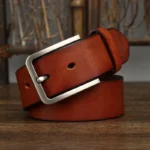 IRONEDGE™ 3.8CM Men’s Genuine Leather Belt – High Quality Jeans & Business Waist Strap 4