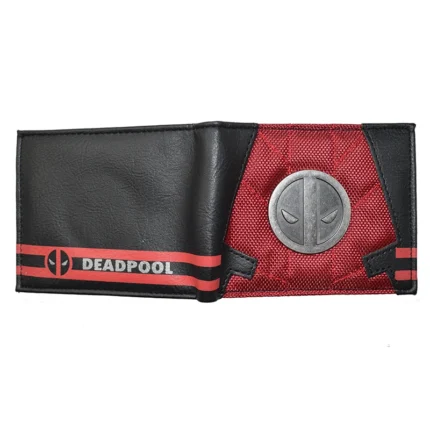 HeroVault™ High Quality Marvel Comics PU Wallet – PU Leather Deadpool, Punisher & Thor Coin Purse with Metal Badge 2
