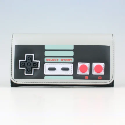 PixelPlay™ Game-Inspired Long PU Wallet – Stylish Unisex Card Holder with Zipper & Hasp 1