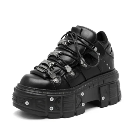 VANTHRA™ Women's Gothic Punk Platform Boots 1