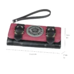 RetroClasp™ Long Vintage Trifold Wallet – PU Leather Coin & Card Organizer 6