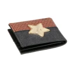 UniGrid™ Slim PU Wallet – Geometric Unisex Wallet with Cartoon Print & Card Holder 3